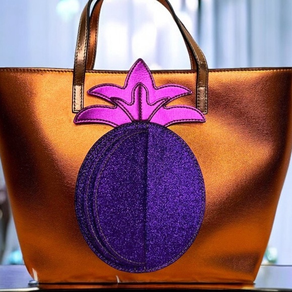 Gucci Orange and Purple Tote Bag - Picture 5 of 14